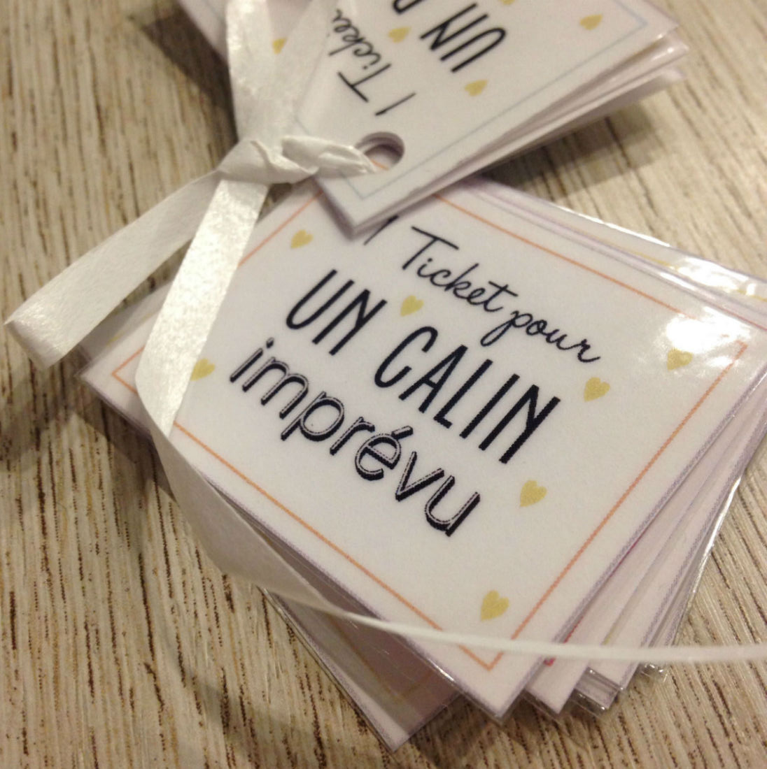 cadeau diy saint valentin ticket