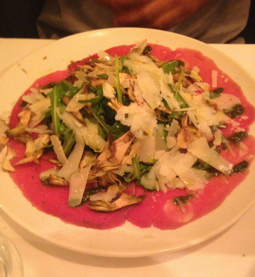 carpaccio restaurant chez papa nice