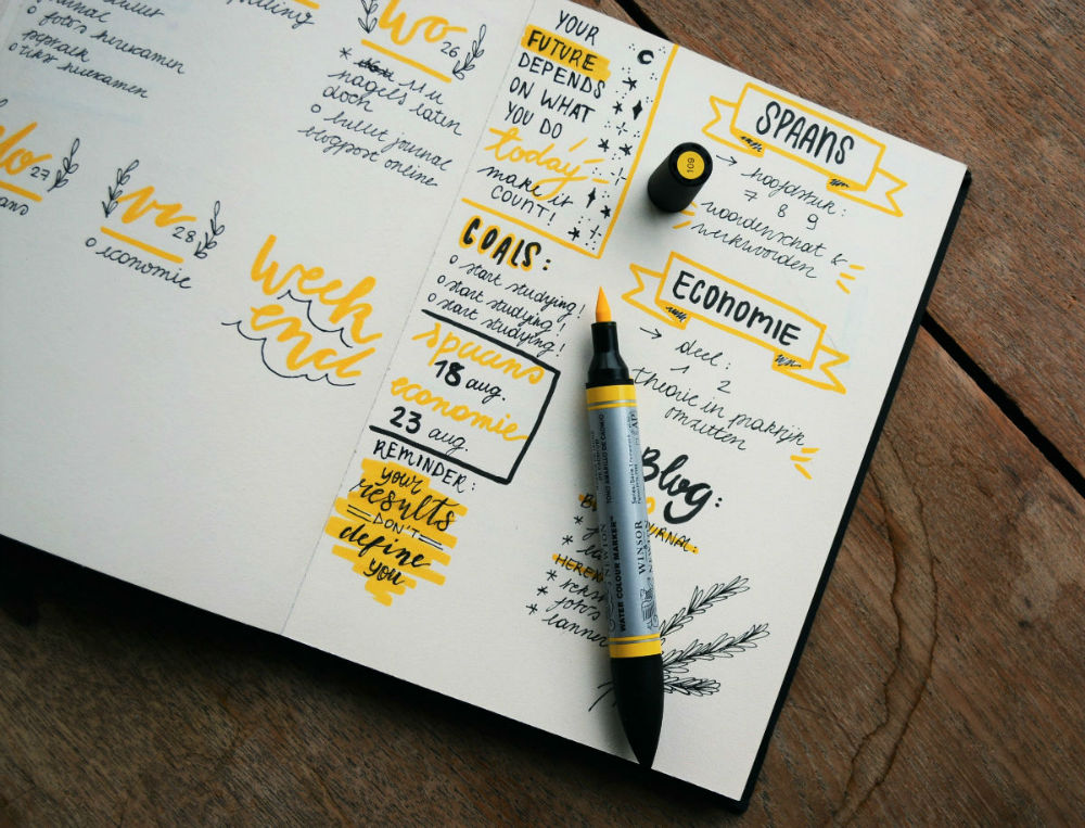 tenir bullet journal