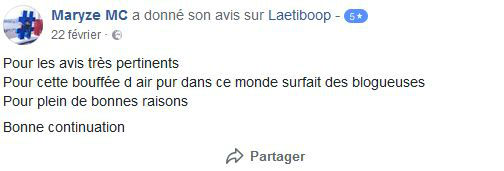 avis facebook blog laetiboop