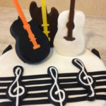 gateau anniversaire pate sucre musique