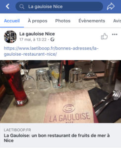 la gauloise restaurant nice