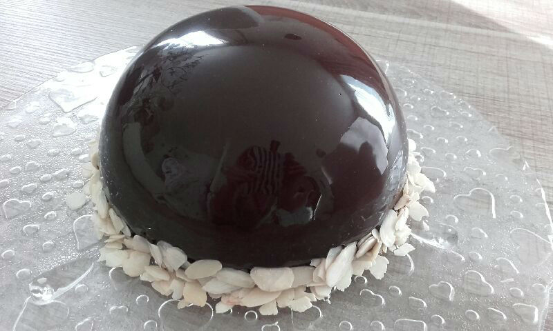 gateau miroir chocolat recette