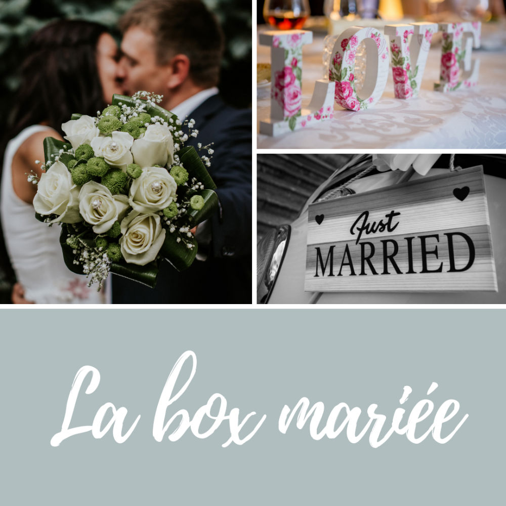 etiquette box mariage