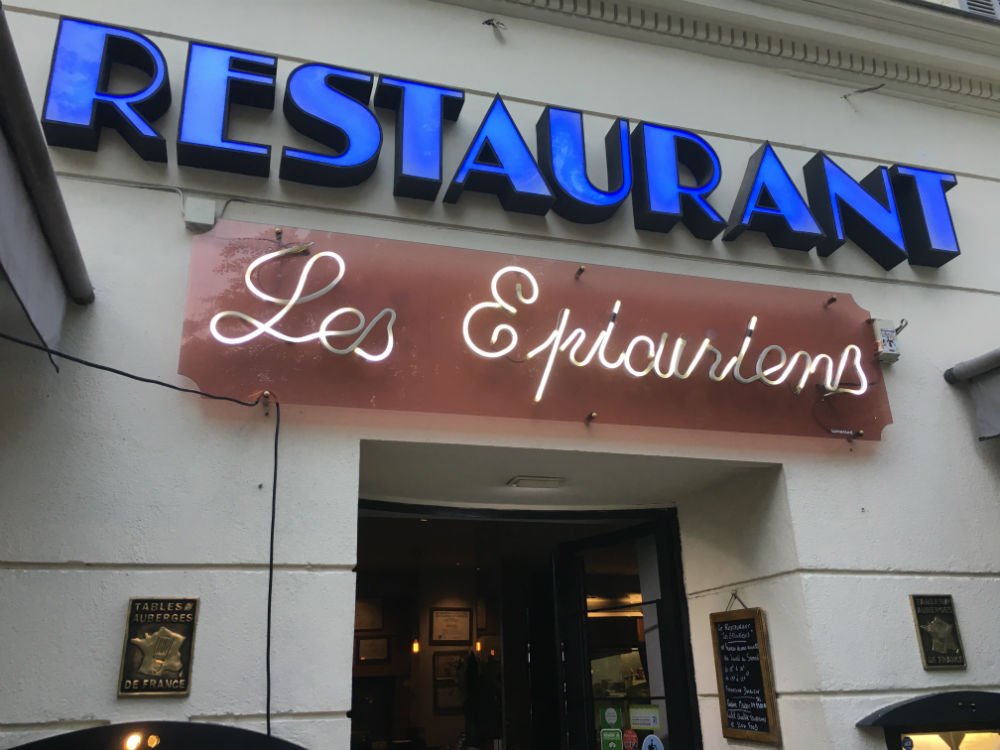 les epicuriens restaurant nice