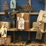 DIY de Noël : une étiquette en tissu etiquette tissu