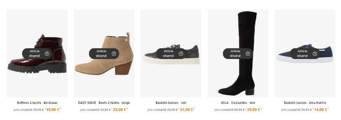 article reserve zalando prive