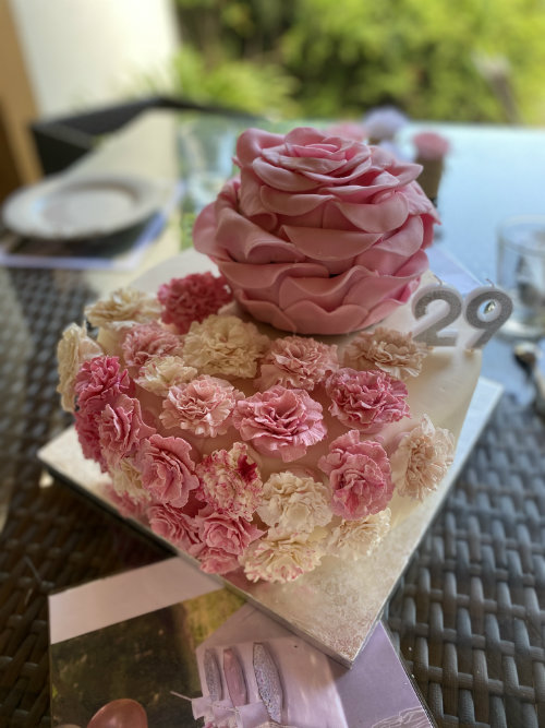 idee gateau de fleurs