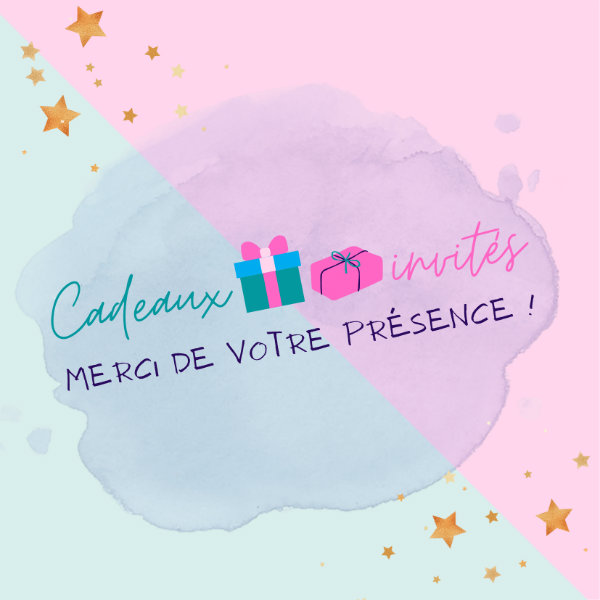 affiche cadeau invite