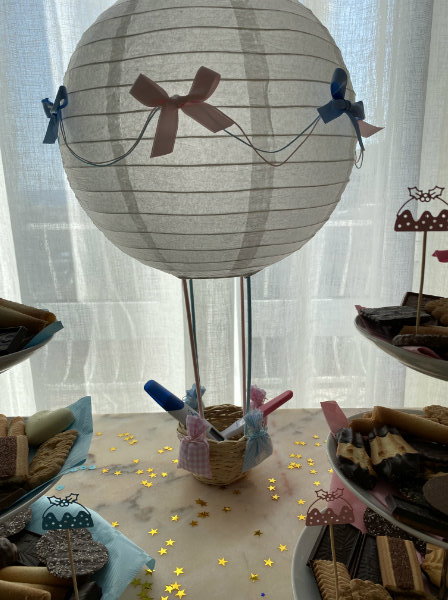 decoration gender reveal montgolfiere