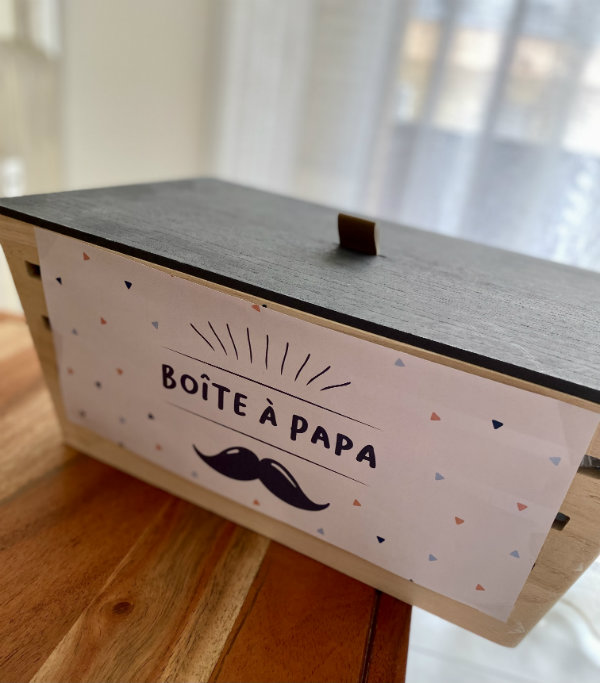 jeunepapa  Boite a papa, Cadeau futur papa, Cadeau papa