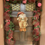 decorer porte entree noel