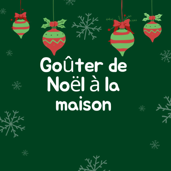 invitation gouter noel