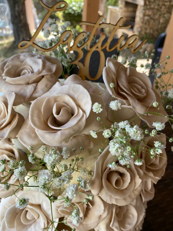 gateau boheme chic
