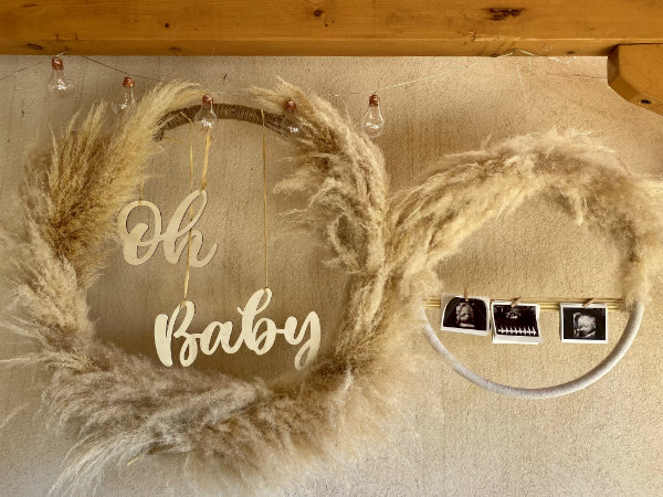 baby shower boheme macrame