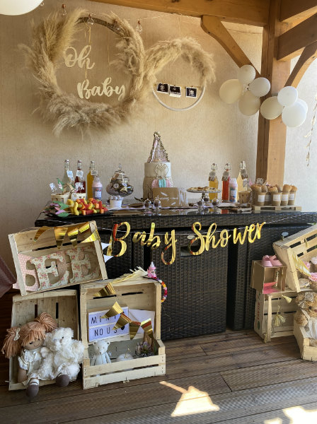 baby shower boheme