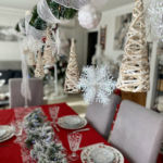 barre table noel