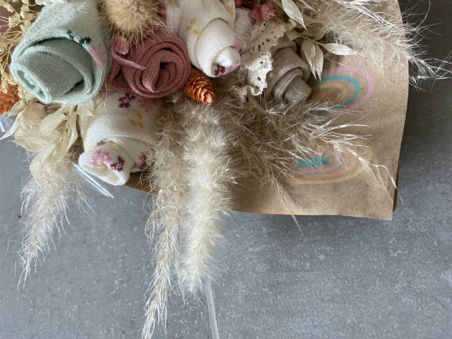 bouquet bebe diy