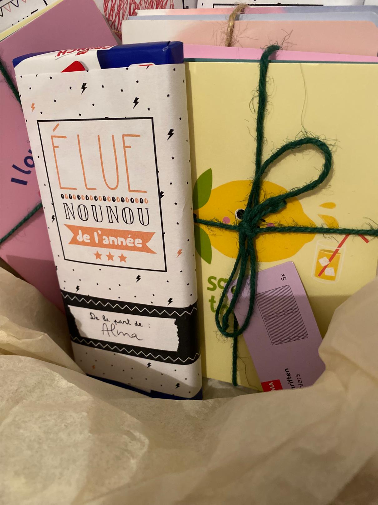 cadeau nounou chocolat