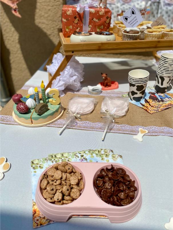 buffet anniversaire enfant theme chien