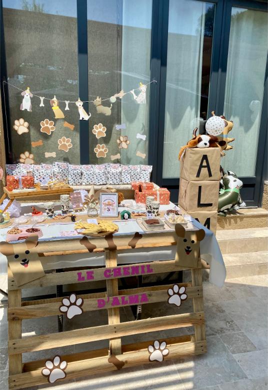 organiser anniversaire enfant theme chien