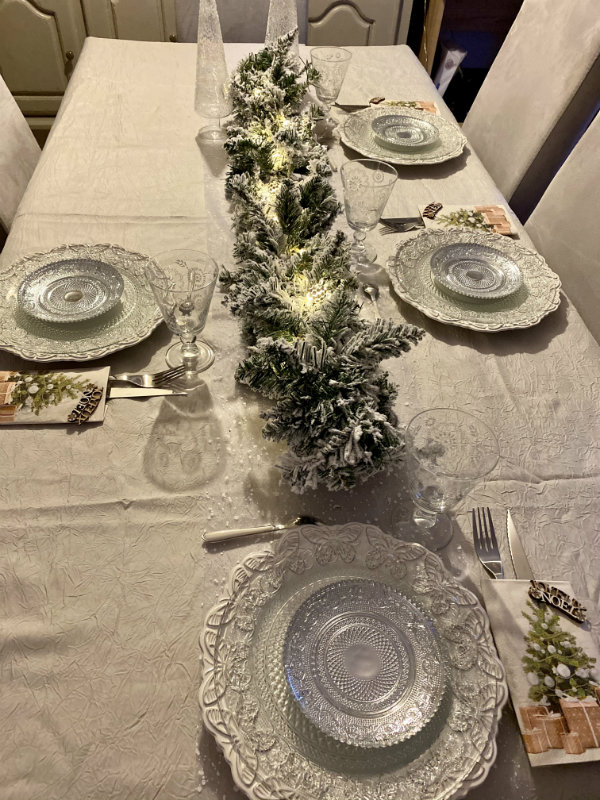 decoration table de noel
