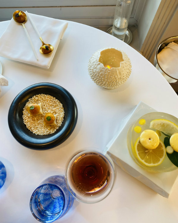 amuse bouche restaurant chevre or