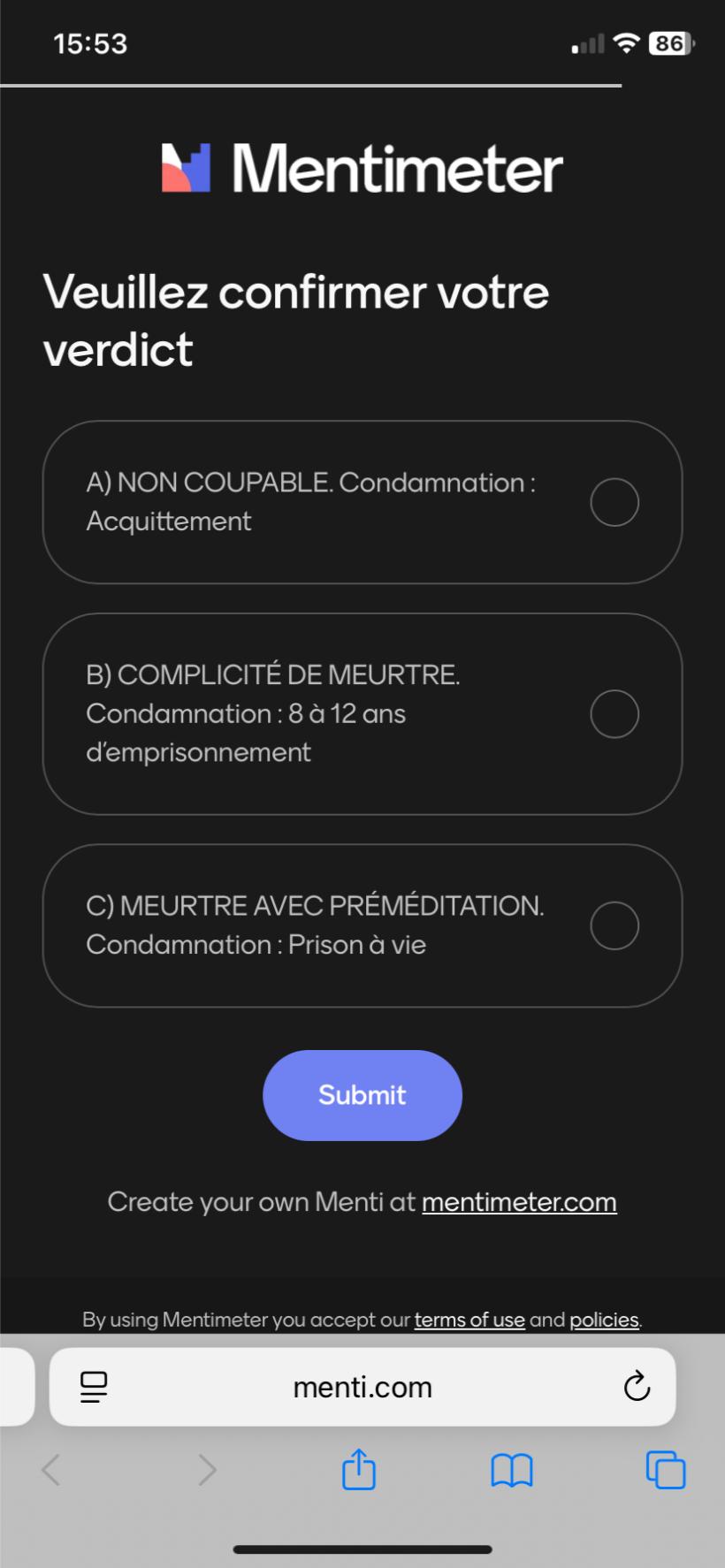 the jury experience avis