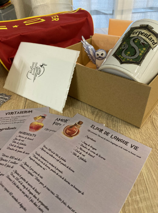 diy coffret cadeau harry potter