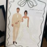live illustration mariage